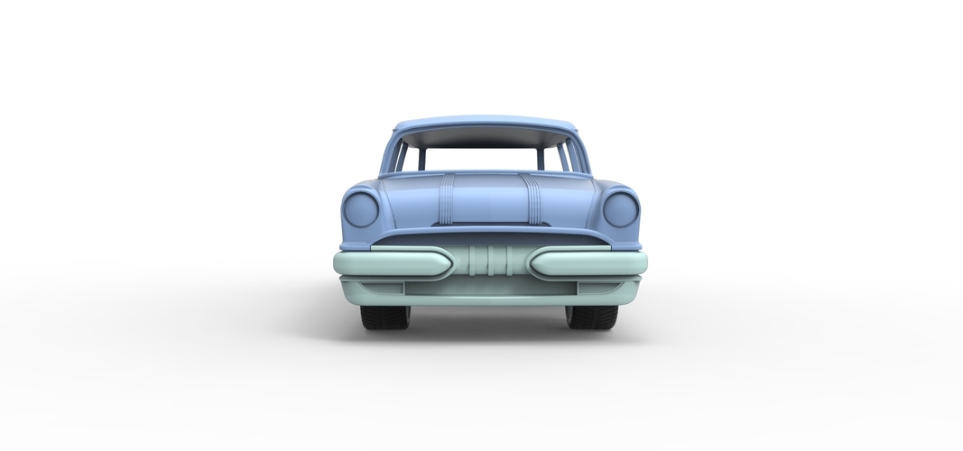 Diecast shell and wheels Pontiac Chieftain 1955 Scale 1 to 24 3D Print 250673 Diecast shell and wheels Pontiac Chieftain 1955 Scale 1 to 24 3D Print 250673
