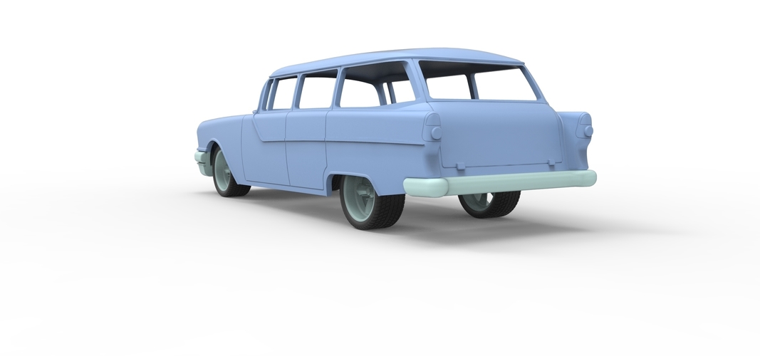 Diecast shell and wheels Pontiac Chieftain 1955 Scale 1 to 24 3D Print 250680 Diecast shell and wheels Pontiac Chieftain 1955 Scale 1 to 24 3D Print 250680
