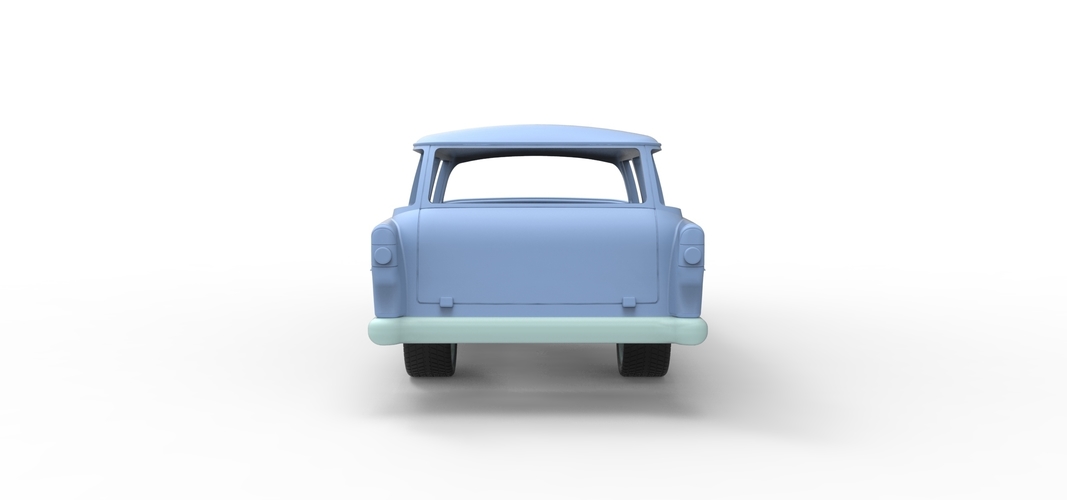 Diecast shell and wheels Pontiac Chieftain 1955 Scale 1 to 24 3D Print 250682 Diecast shell and wheels Pontiac Chieftain 1955 Scale 1 to 24 3D Print 250682