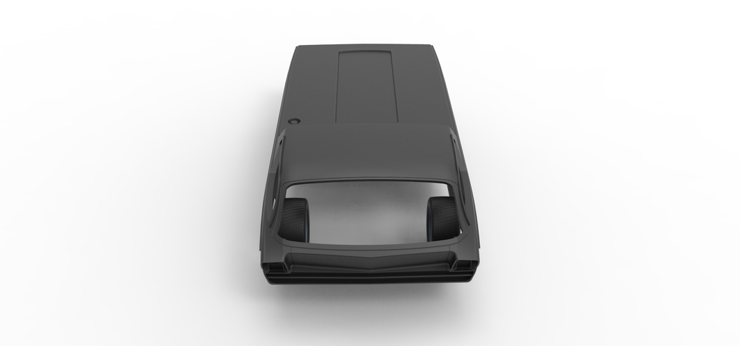 Diecast shell and wheels model Dodge Deora Scale 1 to 24 3D Print 250715 Diecast shell and wheels model Dodge Deora Scale 1 to 24 3D Print 250715