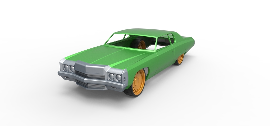 Diecast shell and wheels Impala Scale 1 to 24 3D Print 250796 Diecast shell and wheels Impala Scale 1 to 24 3D Print 250796