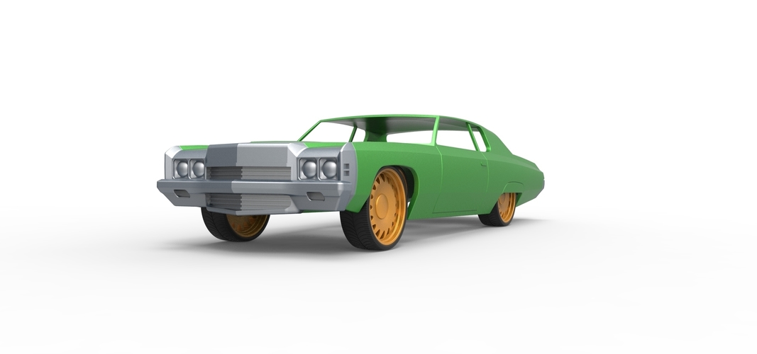 Diecast shell and wheels Impala Scale 1 to 24 3D Print 250797 Diecast shell and wheels Impala Scale 1 to 24 3D Print 250797