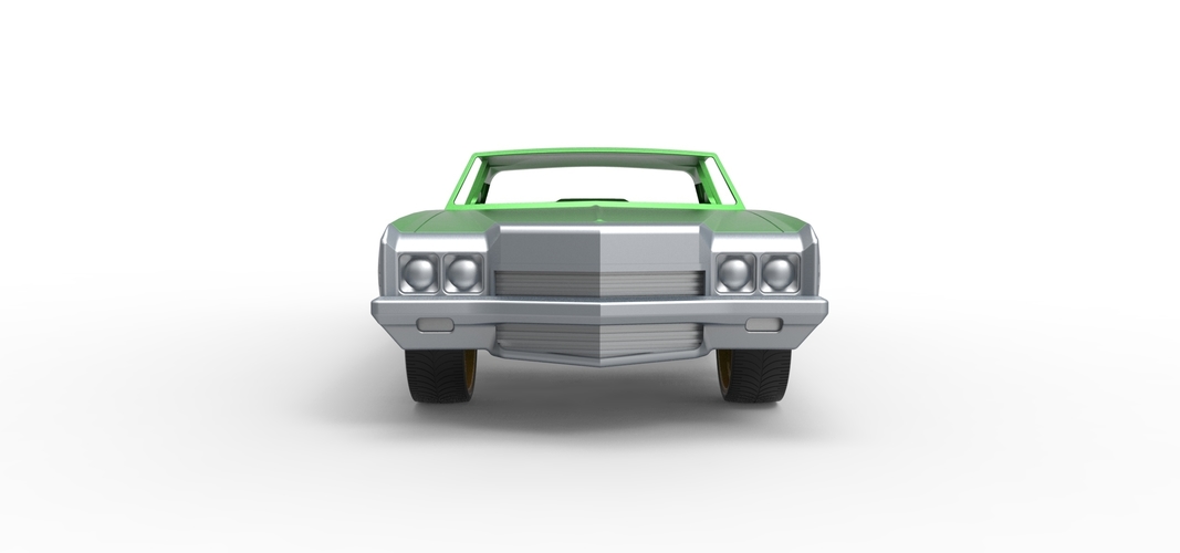 Diecast shell and wheels Impala Scale 1 to 24 3D Print 250799 Diecast shell and wheels Impala Scale 1 to 24 3D Print 250799