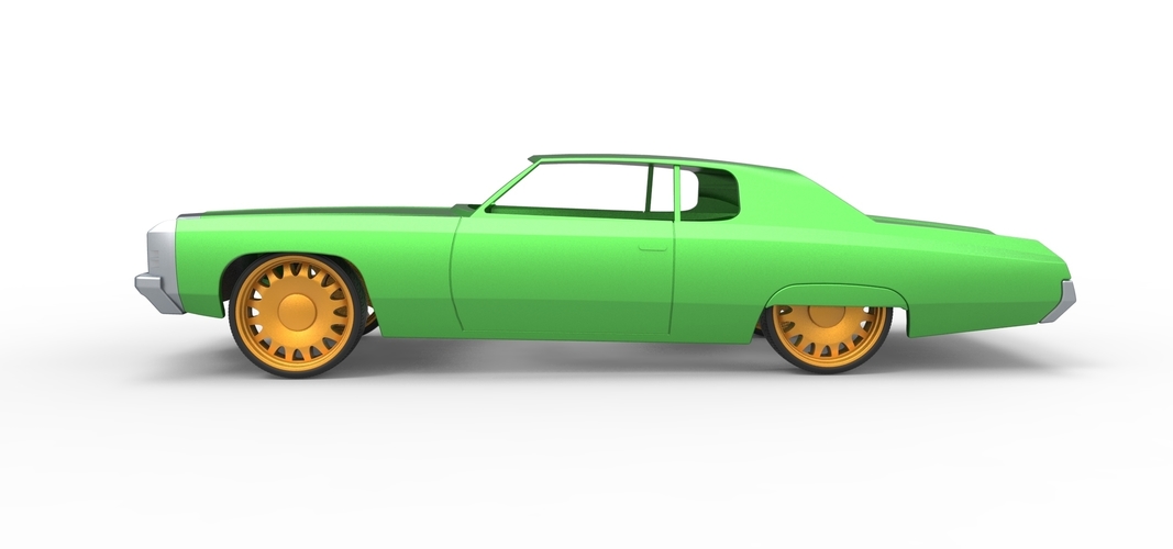 Diecast shell and wheels Impala Scale 1 to 24 3D Print 250800 Diecast shell and wheels Impala Scale 1 to 24 3D Print 250800