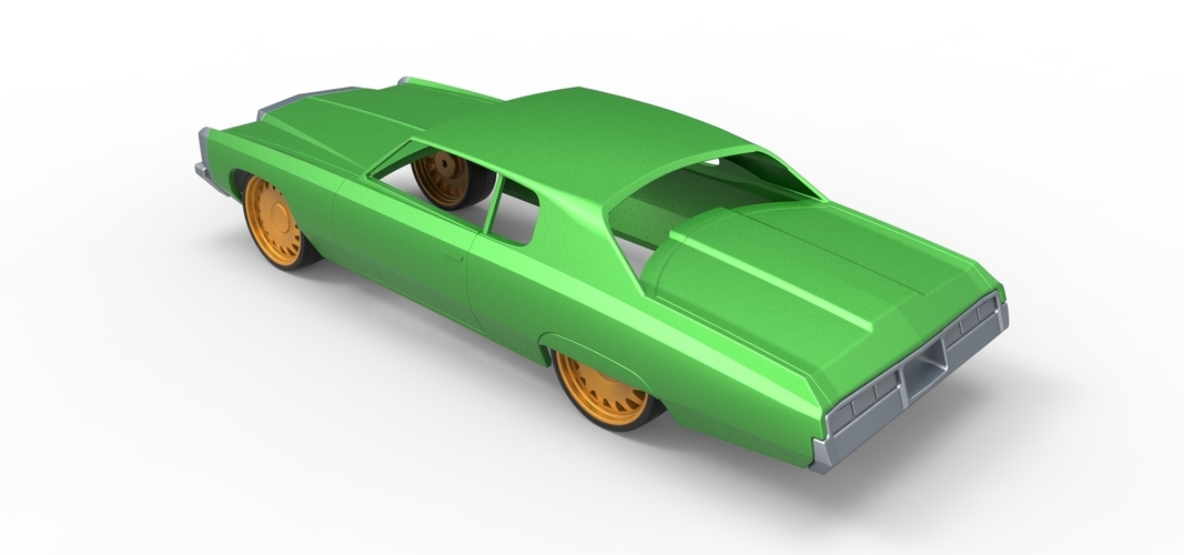 Diecast shell and wheels Impala Scale 1 to 24 3D Print 250803 Diecast shell and wheels Impala Scale 1 to 24 3D Print 250803