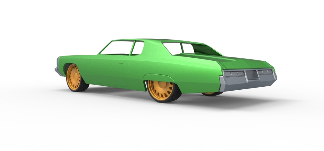 Diecast shell and wheels Impala Scale 1 to 24 3D Print 250804 Diecast shell and wheels Impala Scale 1 to 24 3D Print 250804