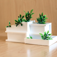 Small Modern Architecture Planter 3D Printing 250814
