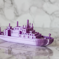 Small Research Vessel 3D Printing 250913
