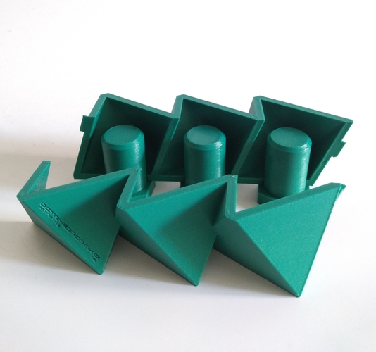 3 in 1 Mini Octahedron Concrete Planter Mold (Harom Farkas) 3D Print 250977 3 in 1 Mini Octahedron Concrete Planter Mold (Harom Farkas) 3D Print 250977