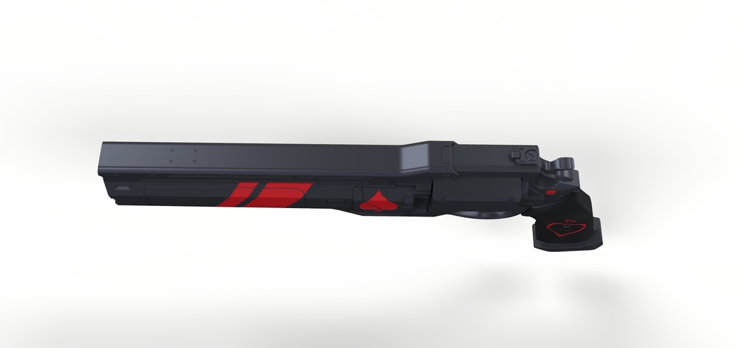 Ace of Spades Hand cannon from Destiny 2 3D Print 251006 Ace of Spades Hand cannon from Destiny 2 3D Print 251006