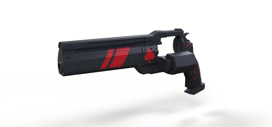 Ace of Spades Hand cannon from Destiny 2 3D Print 251014 Ace of Spades Hand cannon from Destiny 2 3D Print 251014