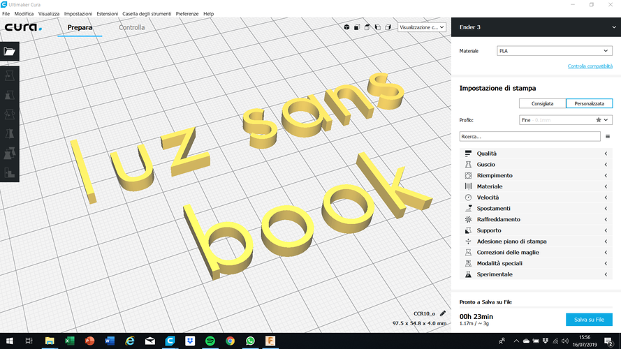 LUZ SANS BOOK font lowercase 3D letters STL file 3D Print 251049 LUZ SANS BOOK font lowercase 3D letters STL file 3D Print 251049