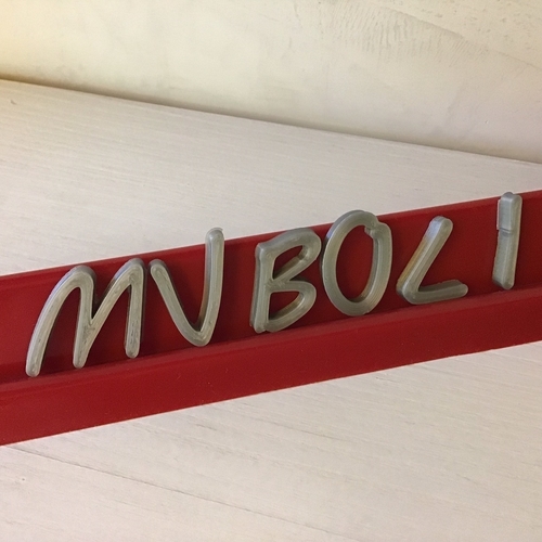 MVBOLI font uppercase 3D letters STL file 3D Print 251056 MVBOLI font uppercase 3D letters STL file 3D Print 251056