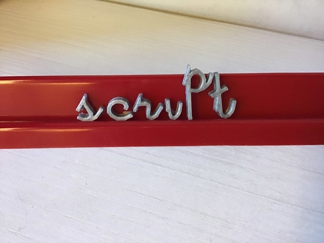 SCRIPTS font lowercase 3D letters STL file 3D Print 251066 SCRIPTS font lowercase 3D letters STL file 3D Print 251066