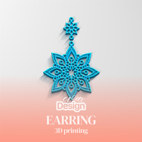 Small Earring 3D Printing 251081