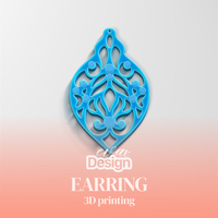Small Earrign 3D Printing 251084