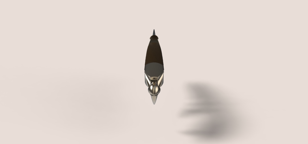 Shinzon’s Dagger from Star Trek Nemesis 3D Print 251104 Shinzon’s Dagger from Star Trek Nemesis 3D Print 251104