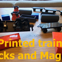 Small Model train - Building blocsk - Magnets 3D Printing 251293