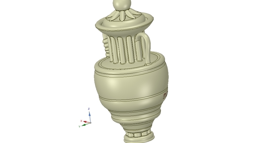 amphora cup vessel for dust 3D Print 251358