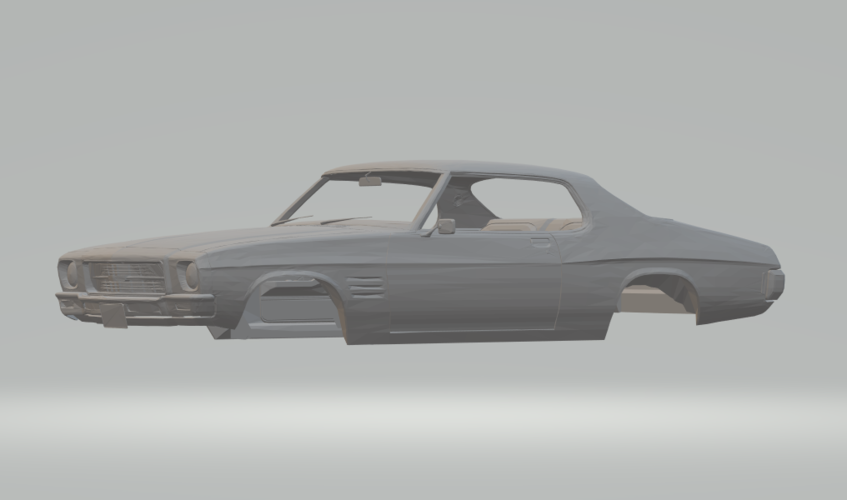 Holden HQ Monaro GTS 1971 3D Print 251469 Holden HQ Monaro GTS 1971 3D Print 251469