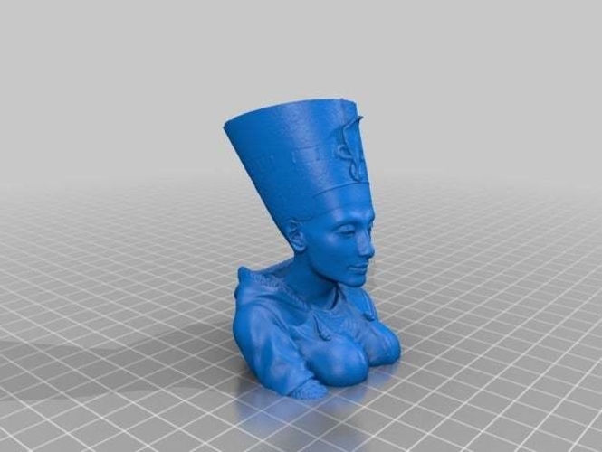 21st Century Nefertiti Bust 3D Print 251646