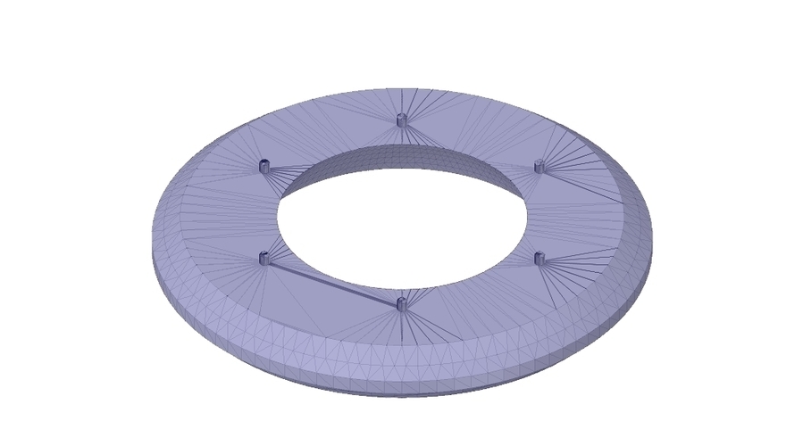 Rotunda arbor terrace for 3D printing and assembly 3D Print 251674