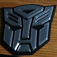 Small Autobot logo 2 pieces 3D Printing 251763