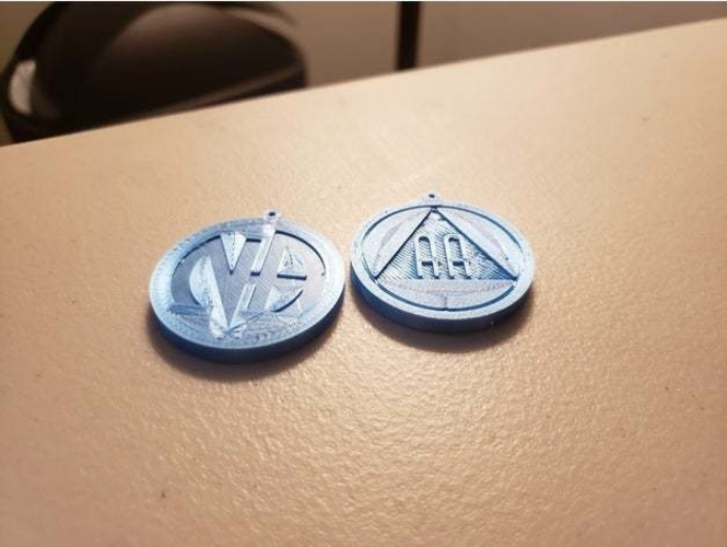 Customizable_AA_or_NA_Chip_(v2.0) 3D Print 251777 Customizable_AA_or_NA_Chip_(v2.0) 3D Print 251777