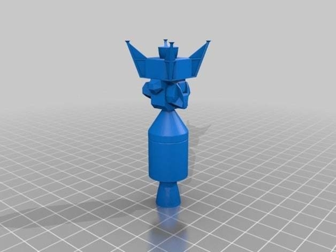 Micro Apollo Mission with Stand 3D Print 251794 Micro Apollo Mission with Stand 3D Print 251794