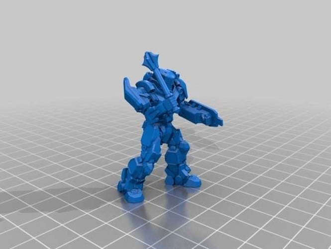 Collection MWO Style Custom Black Knight Inquisitor 3D Print 251811 Collection MWO Style Custom Black Knight Inquisitor 3D Print 251811