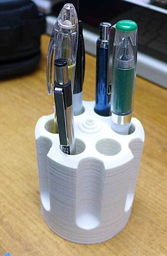 Gun Cylinder Pen / Pencil Holder 3D Print 25187