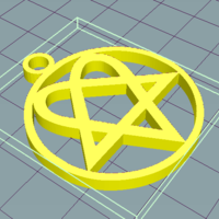 Small Heartagram 3D Printing 251922