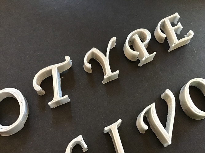 MONOTYPE CORSIVO font uppercase 3D letters STL file 3D Print 251957 MONOTYPE CORSIVO font uppercase 3D letters STL file 3D Print 251957