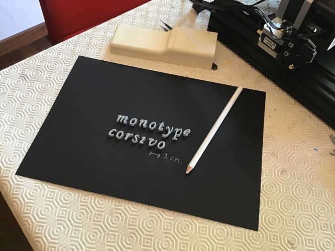 MONOTYPE CORSIVO font lowercase 3D letters STL file 3D Print 251974 MONOTYPE CORSIVO font lowercase 3D letters STL file 3D Print 251974
