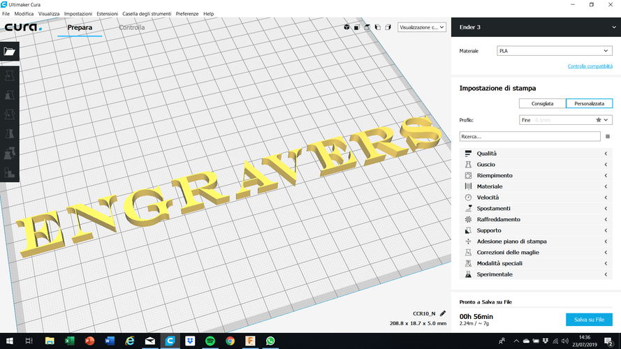 ENGRAVERS FONT 3D LETTERS STL FILE 3D Print 251975 ENGRAVERS FONT 3D LETTERS STL FILE 3D Print 251975