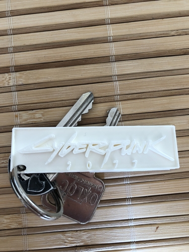 Cyberpunk 2077 keychain 3D Print 251994 Cyberpunk 2077 keychain 3D Print 251994