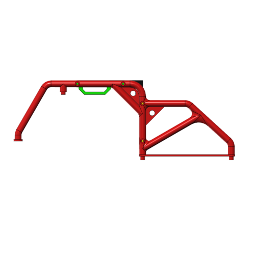 Rubicon hard body Roll Bar RC crawler 1/10 3D Print 252184 Rubicon hard body Roll Bar RC crawler 1/10 3D Print 252184