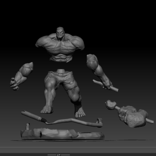 Hulk 3D Print 252197 Hulk 3D Print 252197
