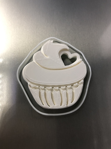 Airy cupcake keychain 3D Print 252222 Airy cupcake keychain 3D Print 252222
