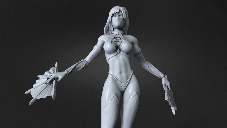 Kitana - Mortal Kombat 3D Print 252310 Kitana - Mortal Kombat 3D Print 252310