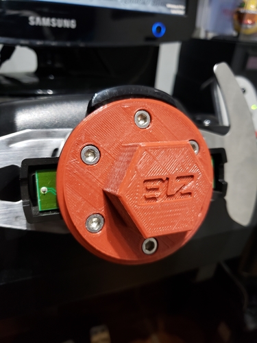 Logitech Racing Wheel Quick Release 3D Print 252328 Logitech Racing Wheel Quick Release 3D Print 252328