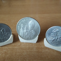 Small Coin holder diameter 27, 30 and 35 mm 3D Printing 252466