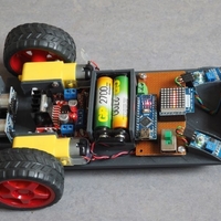 Small Car Frame 2 (Robot car experimenting) 3D Printing 252814