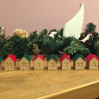 Small Christmas house blocks 3D Printing 25283