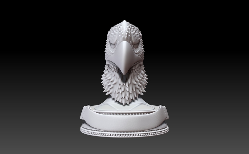 Eagle Head Trophy 3D Print 252969 Eagle Head Trophy 3D Print 252969
