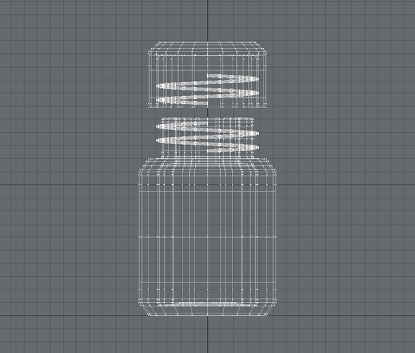 Screw Top Bottle 3D Print 253003 Screw Top Bottle 3D Print 253003