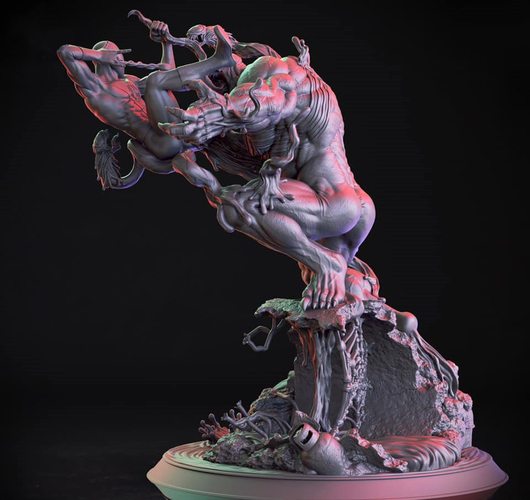 VENOM vs SPIDERMAN - 3D Print Model 3D Print 253027 VENOM vs SPIDERMAN - 3D Print Model 3D Print 253027