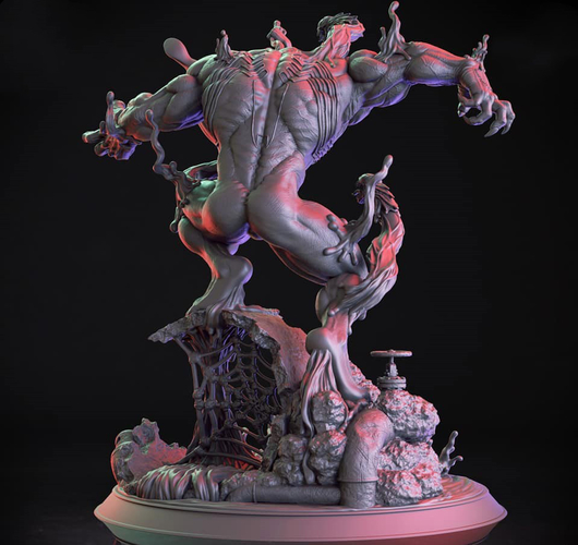 VENOM vs SPIDERMAN - 3D Print Model 3D Print 253029 VENOM vs SPIDERMAN - 3D Print Model 3D Print 253029