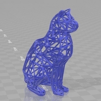Small 3d cat figure 3D Printing 253037