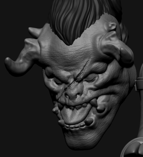 HellBoy - 3D Printable Model 3D Print 253353 HellBoy - 3D Printable Model 3D Print 253353